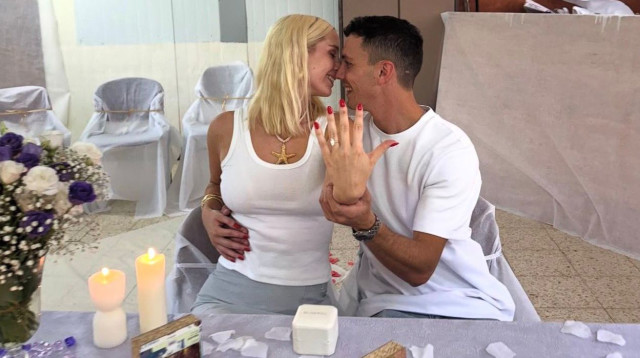 רון שורק ותומי ברקת (צילום: מתוך אינסטגרם)