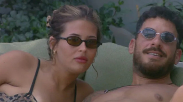 עומר ציפורי ושלי סרבריאניקוב (צילום: צילום מסך רשת 13)