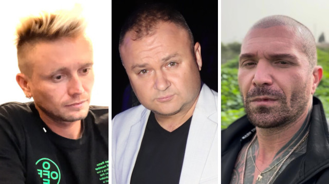 סמיון גרפמן, דניס צ'רקוב, מישל טרוני (צילום: צילום מסך,אור גפן,מתוך אינסטגרם)