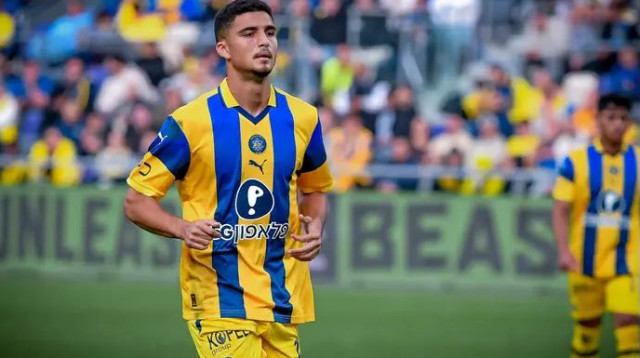 מכבי תל אביב לחוצה. אלעד מדמון (צילום: אריאל שלום)