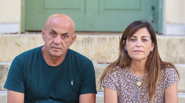 אילן וקלרה, הוריו של אל"ם אסף חממי ז"ל (צילום: מרק ישראל סלם)
