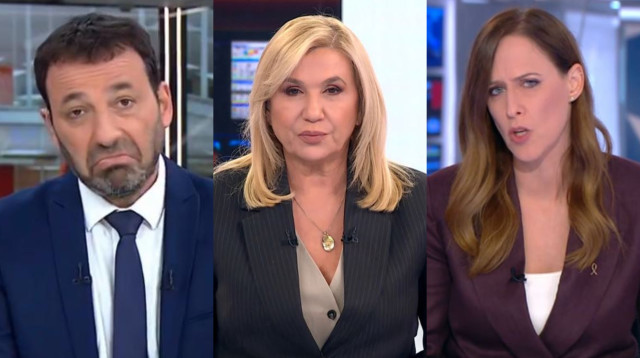 יונית לוי, איילה חסון, רביב דרוקר (צילום: מילום מסך ערוץ 12, צילום מסך כאן 11, צילום מסך רשת 13)