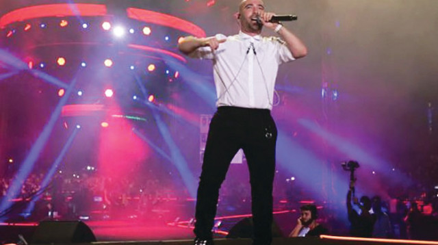 עומר אדם בפארק הירקון 2019 (צילום: אלדד אלוני)