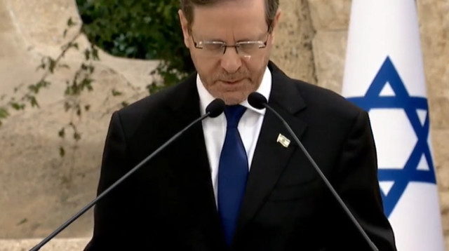 נשיא המדינה יצחק הרצוג  (צילום: צילום מסך)