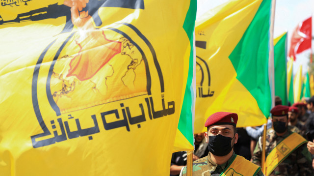 הלוויה של המיליציות האיראניות בעיראק (צילום: רויטרס)