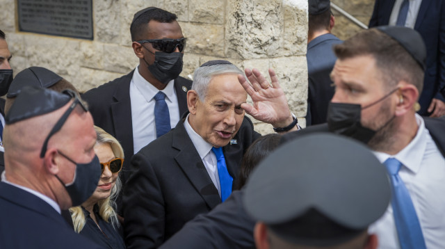 בנימין נתניהו בטקס הזיכרון בהר הרצל 2026 (צילום: פלאש 90,דור פזואלו)