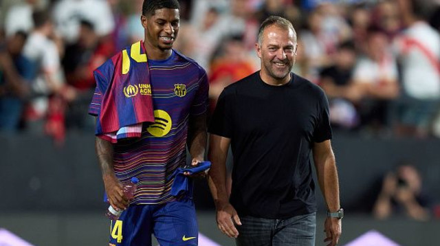 האנזי פליק ומרכוס רשפורד (צילום: Angel Martinez)