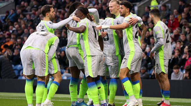 שחקני מנצ'סטר סיטי חוגגים (צילום: Getty images)