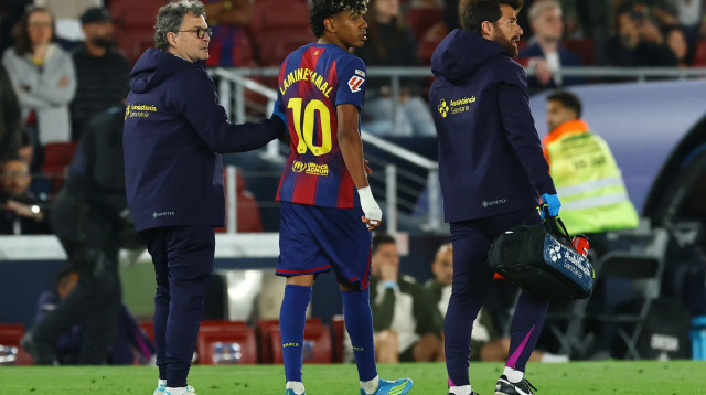 לאמין ימאל, שחקן ברצלונה (צילום: רויטרס)