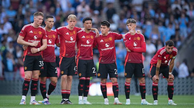 שחקני מנצ'סטר יונייטד (צילום: Getty images)