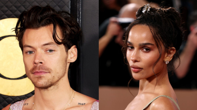 הארי סטיילס, זואי קרביץ (צילום: רויטרס,gettyimages/KevinMazur)