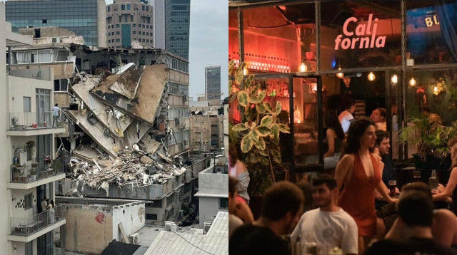 בר "הקליפורניה" בתל אביב (צילום: רשתות חברתיות, שימוש לפי סעיף 27 א')