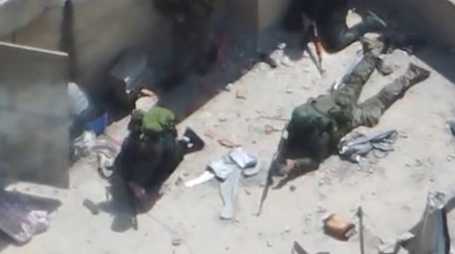 מחבלי החיזבאללה רגע לפני חיסולם  (צילום: דובר צהל)