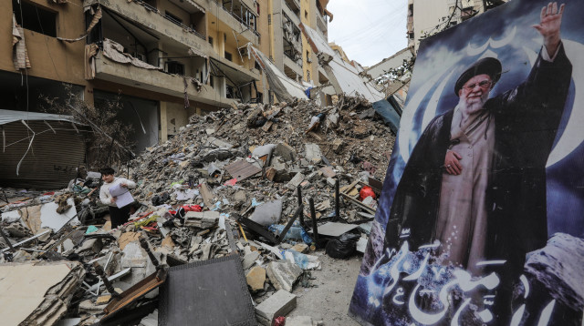 הרס בלבנון (צילום:  Ibrahim AMRO / AFP via Getty Images)