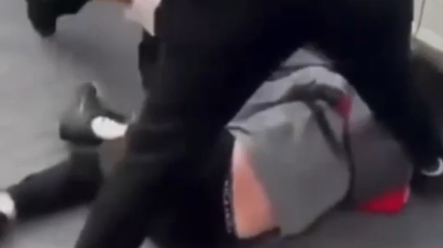 אירוע האלימות (צילום: צילום מסך רשתות חברתיות לפי חוק 27א לזכויות יוצרים)