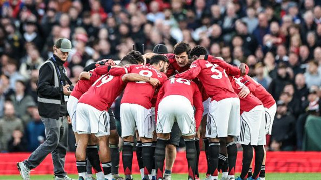 שחקני מנצ'סטר יונייטד (צילום: Mark Cosgrove/News Images/NurPhoto via Getty Image)