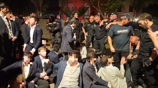פריצה לביתו של קצין משטרה צבאית ראשי (צילום: דוברות המשטרה)