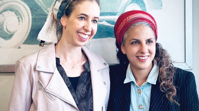 יערה וידמן סמואל וד"ר רות עגיב (צילום: דימה נוף)