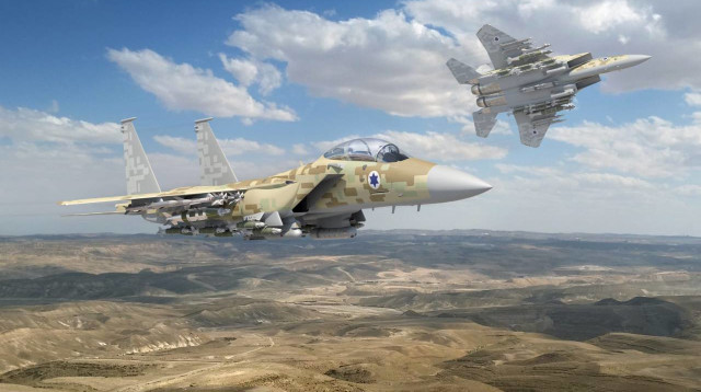 טייסות הקרב  F35 ו-F15IA (צילום: Boeing)