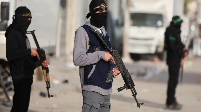 חמאס ברצועת עזה (צילום: REUTERS/Dawoud Abu Alkas)
