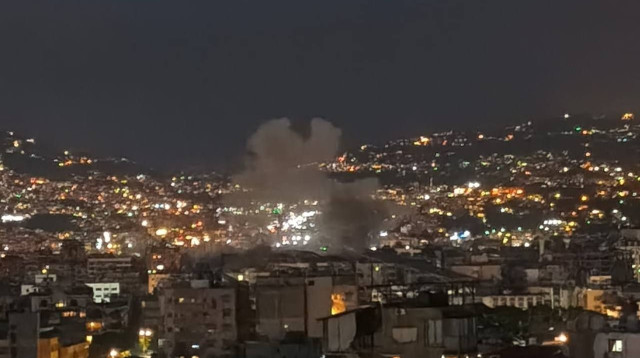 פיצוץ בדאחייה בביירות (צילום: רשתות ערביות, שימוש לפי סעיף 27 א')