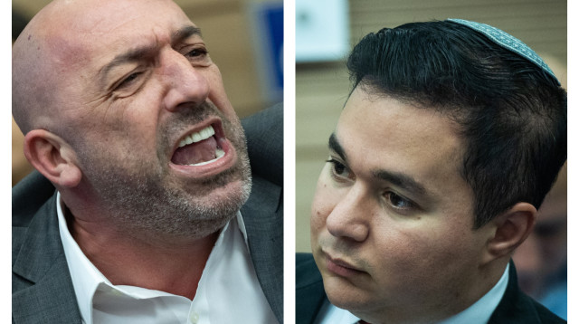 ח"כ דן אילוז, ח"כ ששון גואטה (צילום: יונתן זינדל פלאש 90)