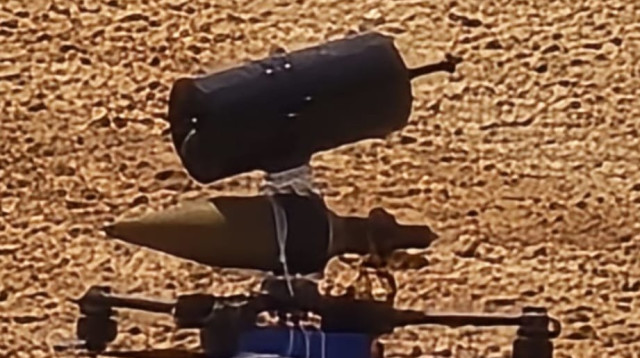 הרחפן שאותר סמוך למטולה (צילום: שימוש לפי סעיף 27א')