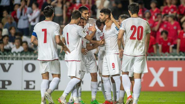 שחקני נבחרת איראן (צילום: Eurasia Sport Images)