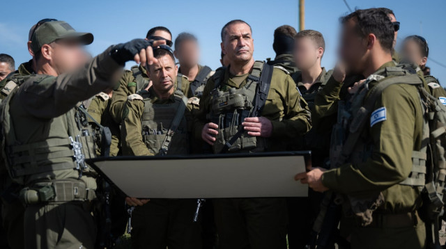 הרמטכ"ל אייל זמיר בסיור והערכת מצב בצפון השומרון (צילום: דובר צה"ל)