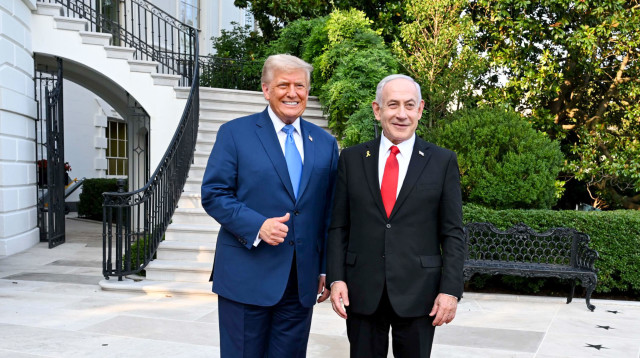 בנימין נתניהו ודונלד טראמפ בבית הלבן (צילום: אבי אוחיון, פלאש 90)
