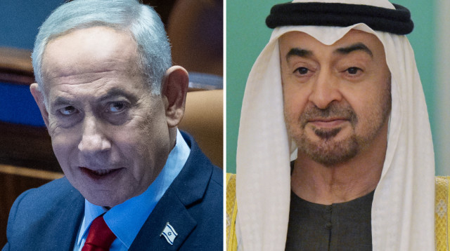 מוחמד בן זאיד, בנימין נתניהו (צילום: פלאש 90,רויטרס)