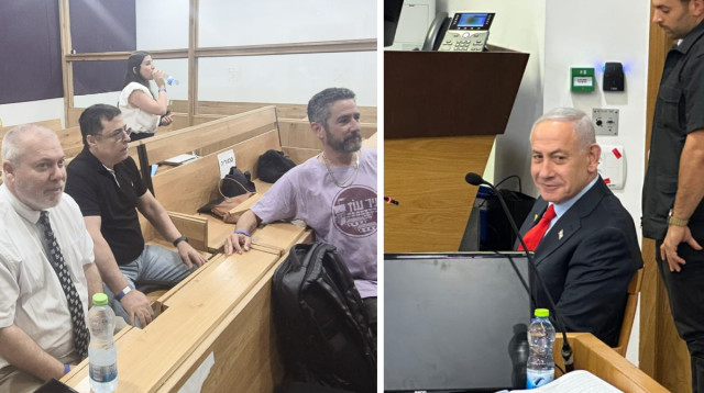 בנימין נתניהו, בן כספית, אורי משגב, גונן בן יצחק (צילום: וואלה!,אורי סלע)