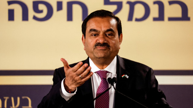 המיליארדר ההודי גוטם אדאני, הבעלים של נמל חיפה (צילום: רויטרס)