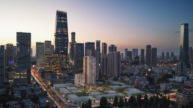 SQUARE TLV של חברת קטה גרופ (צילום: 3DVISION)