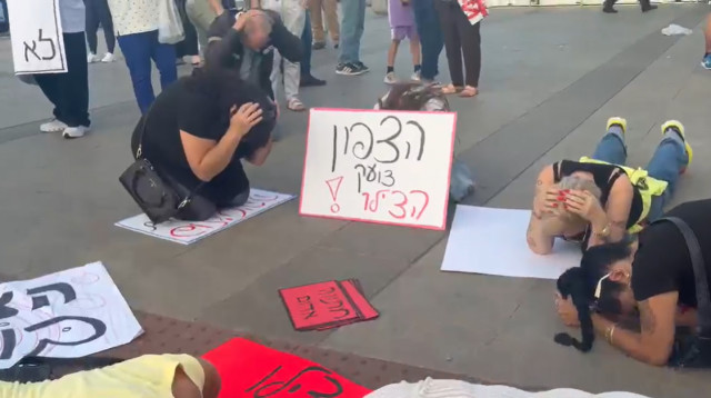 הצפון צועק הצילו, מחאת תושבי הצפון (צילום: עינב גלר)