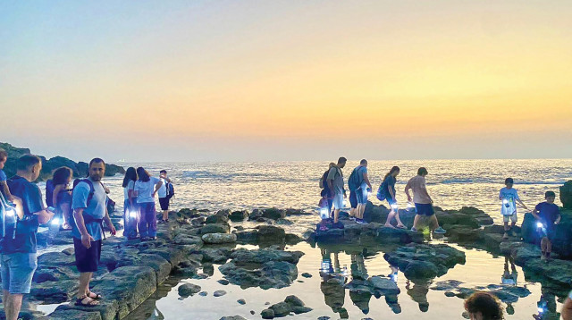 סיור העששיות הלילי (צילום: באדיבות מועצה איזורית חוף הכרמל)