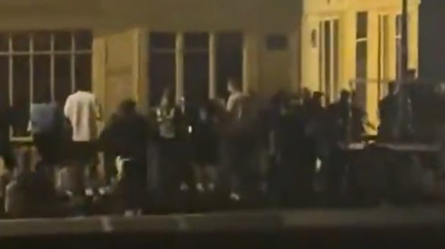 אלימות ברחובות צרפת לפני גמר הגביע (צילום: צילום מסך, X (טוויטר))