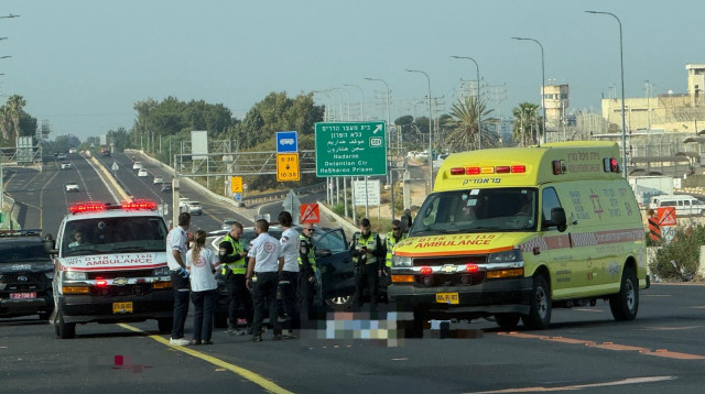 תאונת דרכים (צילום: תיעוד מבצעי מד"א)