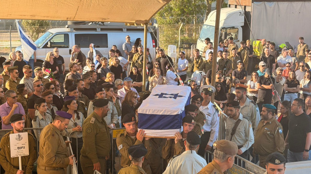 הלוויתו של סמ"ר נועם המבורגר ז”ל (צילום: בתיה גלעדי)
