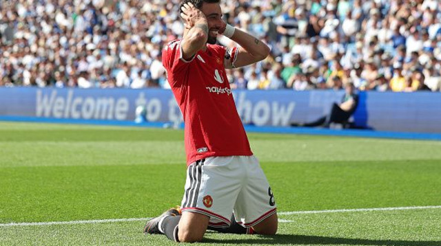 ברונו פרננדש חוגג (צילום: Gettyimages)
