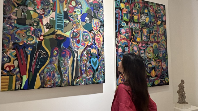 סיגל חן בגלריה שטרית וולף, נווה צדק (צילום: ללא קרדיט)