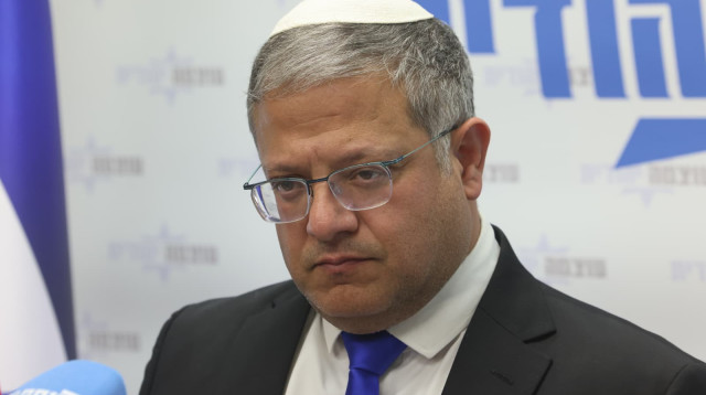 השר לביטחון לאומי איתמר בן גביר (צילום: מרק ישראל סלם)