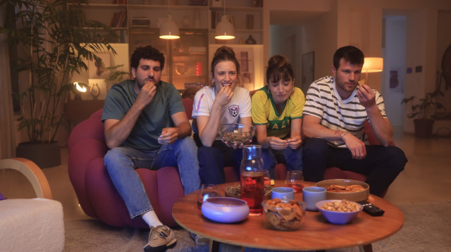קמפיין "חוגגים את הגול לפני כולם" (צילום: yes)