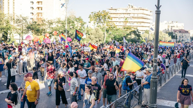 מצעד הגאווה והסובלנות בירושלים (צילום: באדיבות הבית הפתוח בירושלים)