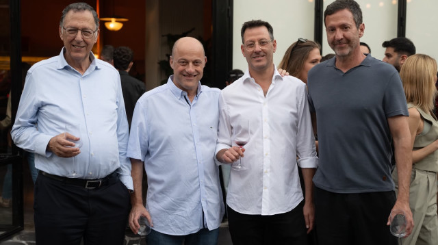 יואש בן אליעזר, דניאל בר, אמיר בורנשטיין וג'קי בר  (צילום: גל סיזון)