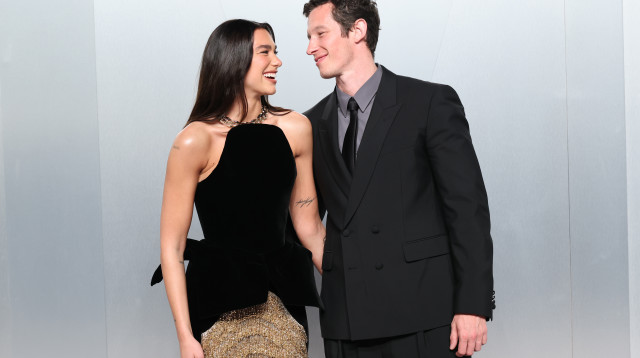דואה ליפה וקאלום טרנר (צילום:  Amy Sussman/Getty Images for Vanity Fair)