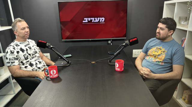 ליאור נוביק ועידו ברוש (צילום: מעריב אונליין)