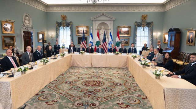 השיחות הישירות בין ישראל ללבנון  (צילום: דיוויד הרצמן, שגרירות ישראל)