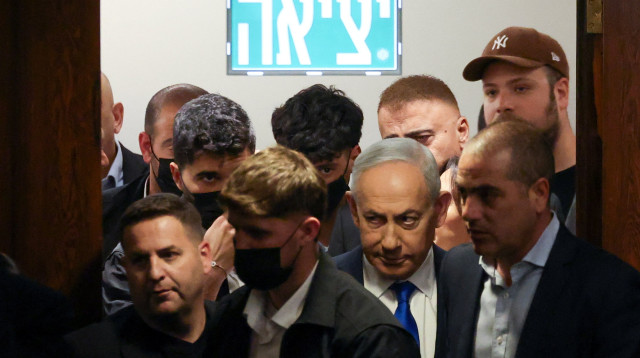 בנימין נתניהו הצבעה מבקר (צילום: רויטרס)