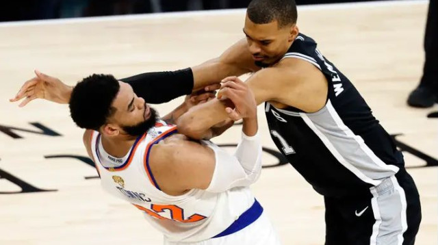 איך זה ייגמר הפעם? וומבי מול טאונס (צילום: GettyImages, Ronald Cortes)